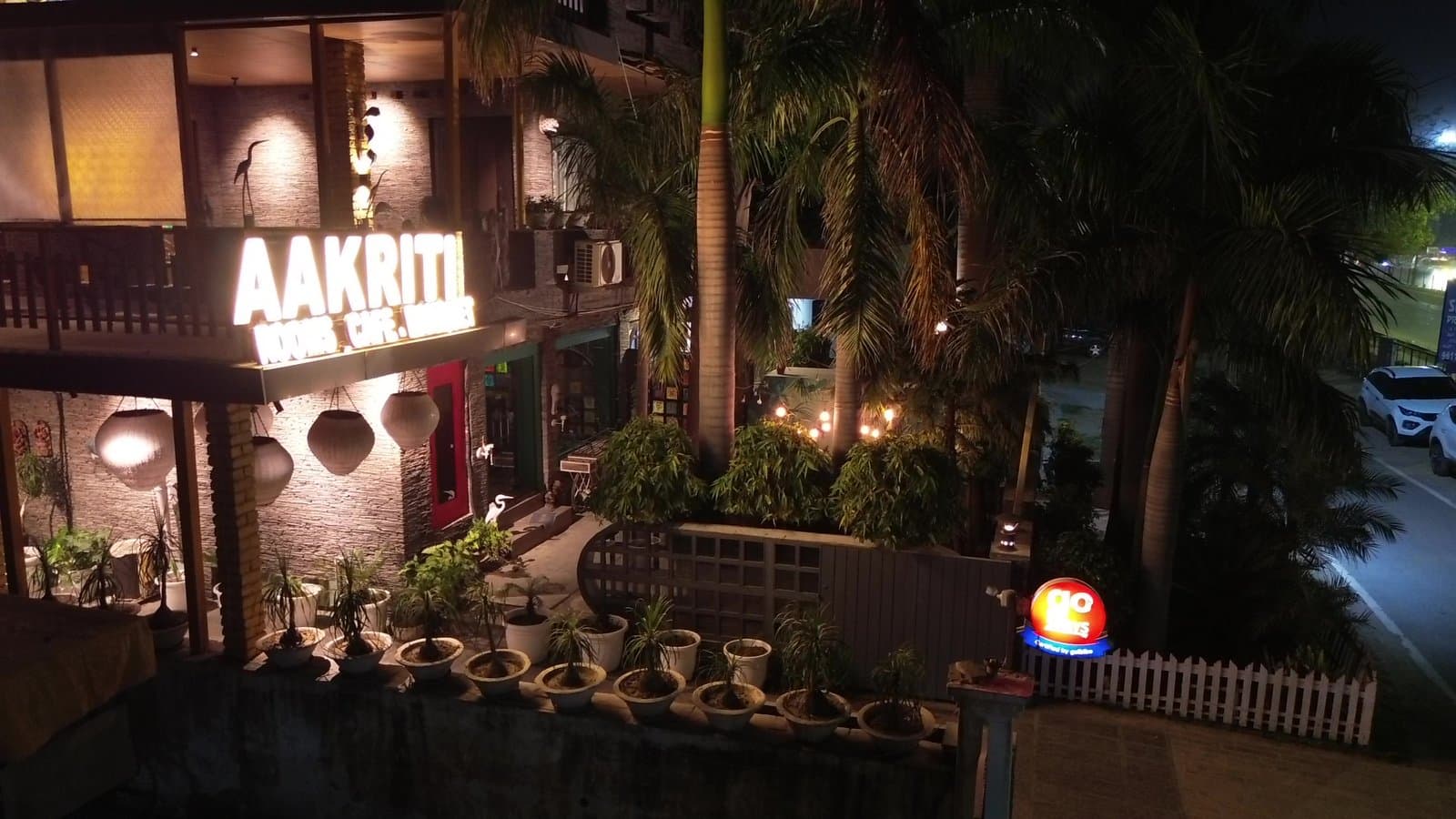 The facade of Aakriti Hotels, Sector 23 Gurugram
