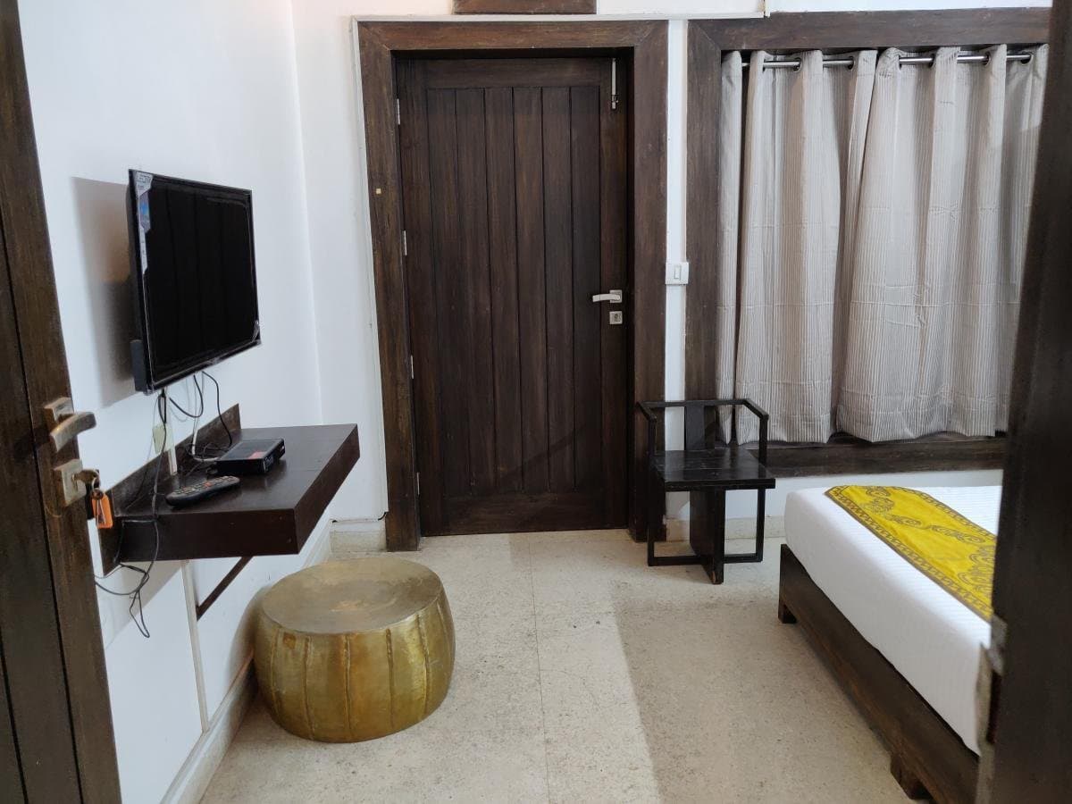 Deluxe Room interior at Aakriti Hotels